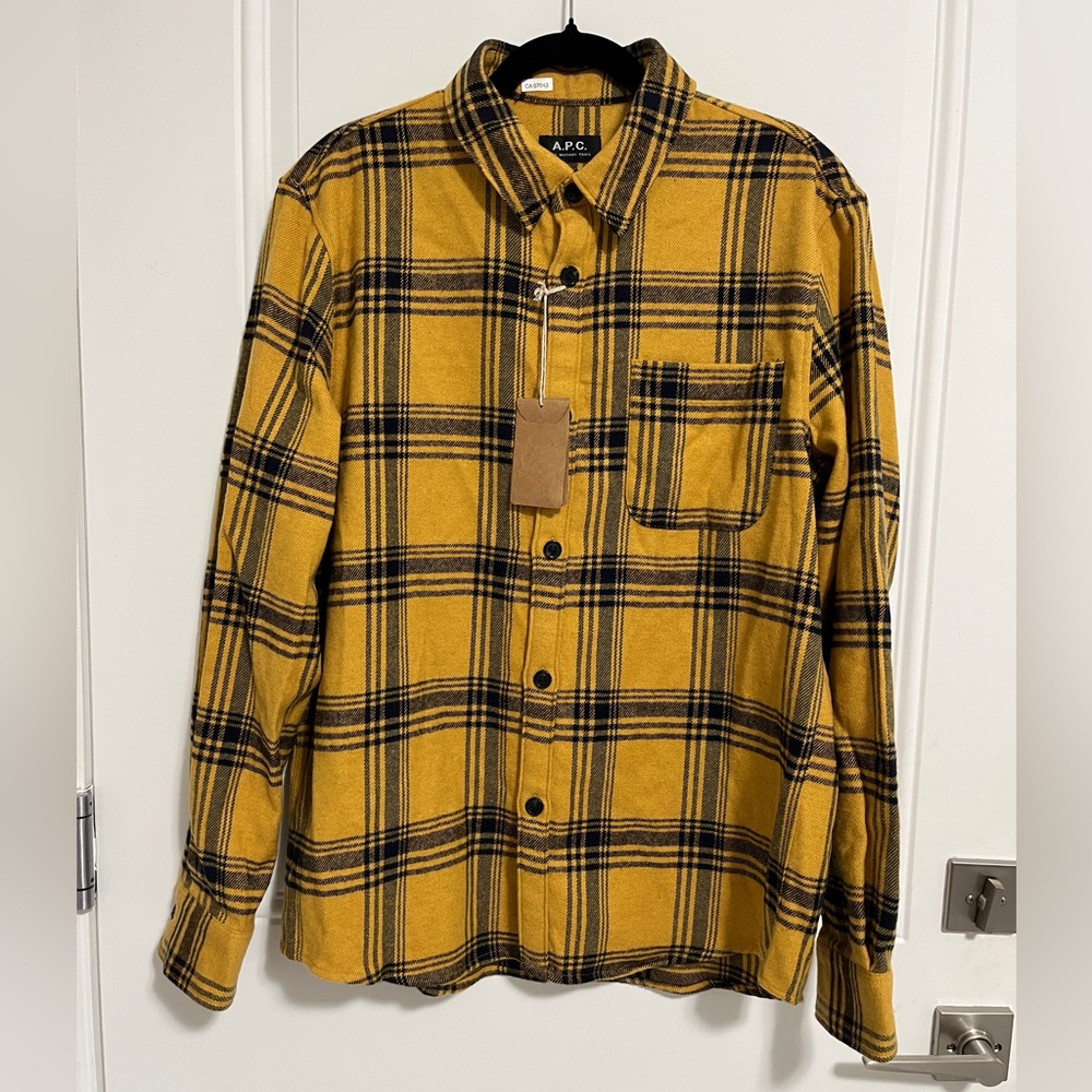 NWT - A.P.C. Men’s Surchemise Trek Wool Blended Overshirt Jacket - Size M, L